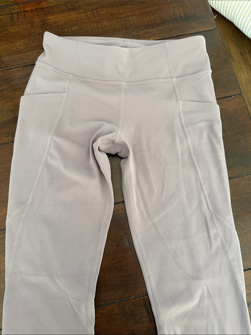 Athleta Girl Stash Your Treasures Tight Girls Large (12) Gray Athletic Leggings - Picture 4 of 4